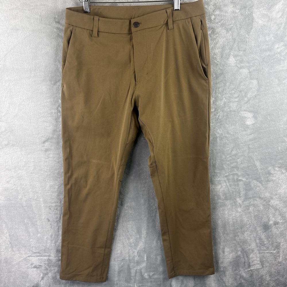 Lululemon ABC Pants Slim Fit Brown Stretch Dress Pants 32x26